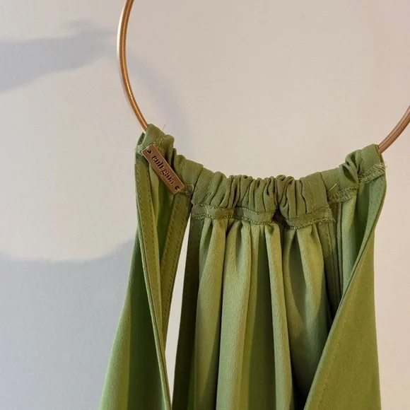 green emerald velvet dress CULT GAIA